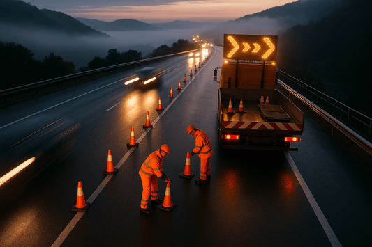 Riesgos laborales más frecuentes en trabajos en carretera.  Cómo evitar accidentes