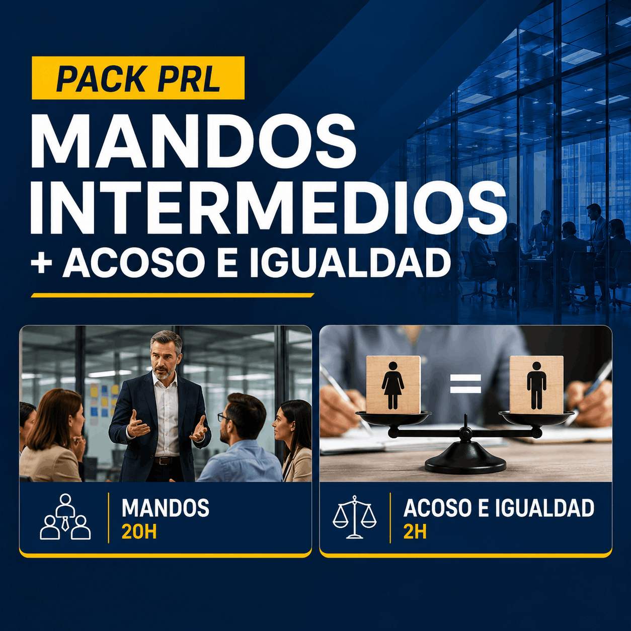 PACK PRL MANDOS INTERMEDIOS + ACOSO E IGUALDAD