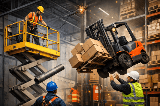 Riesgos más comunes en trabajos con plataformas elevadoras